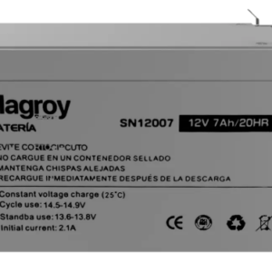 Bricolseguridad - Cerca Eléctrica - Batería para cerco eléctrico de 4amp 12v Horizontal
